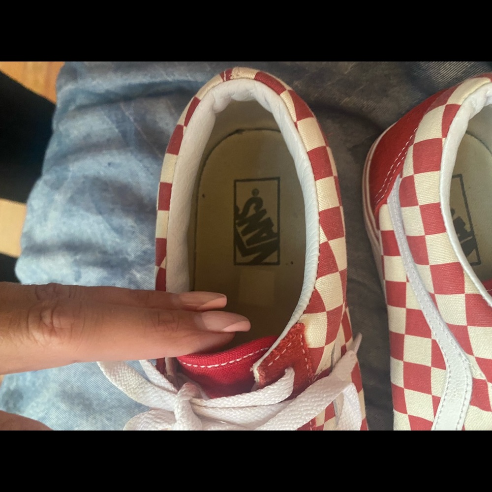 Old school red checkered vans - Picture 4 of 6